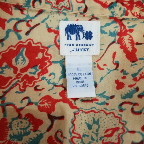 John robshaw for Lucky boho flower print dress L - Picture 6 of 8